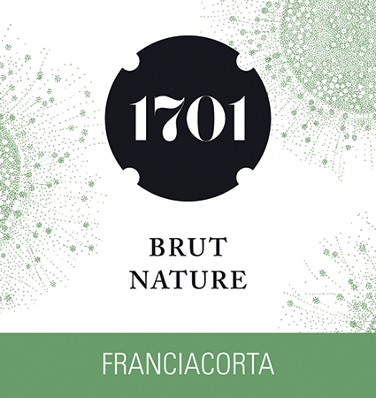 Etichetta del vino Franciacorta Brut Nature