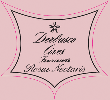 Etichetta del vino Franciacorta Rosae Nectaris Rosé Brut 2018