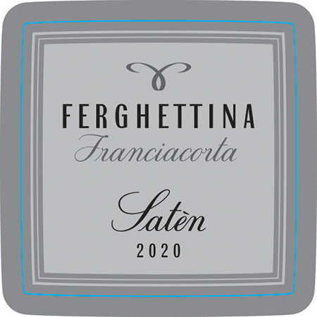 Etichetta del vino Franciacorta Satèn 2020