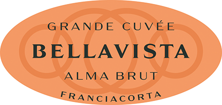 Etichetta del vino Franciacorta Alma Grande Cuvée Brut