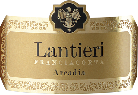 Etichetta del vino Franciacorta Arcadia Extra Brut 2020