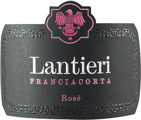 Etichetta del vino Franciacorta Rosé Brut