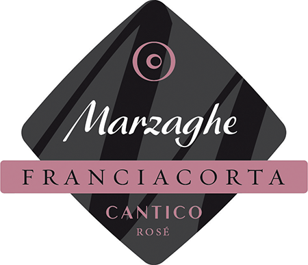 Etichetta del vino Franciacorta Cantico Rosé Brut 2018