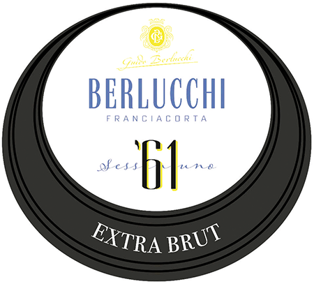 Etichetta del vino Franciacorta ’61 Extra Brut