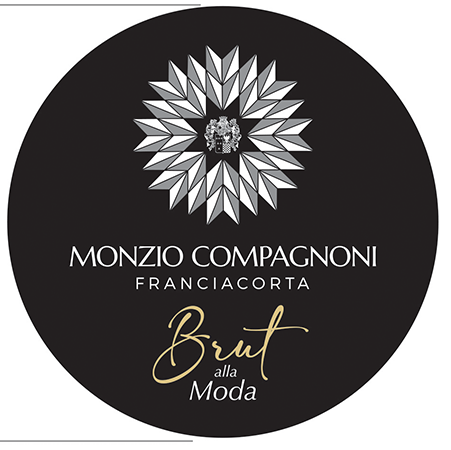 Etichetta del vino Franciacorta Alla Moda Brut
