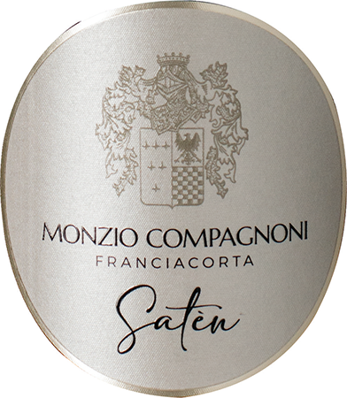 Etichetta del vino Franciacorta Satèn 2021