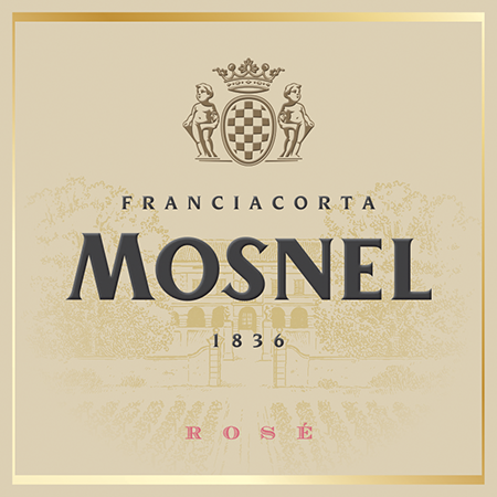 Etichetta del vino Franciacorta Rosé Brut