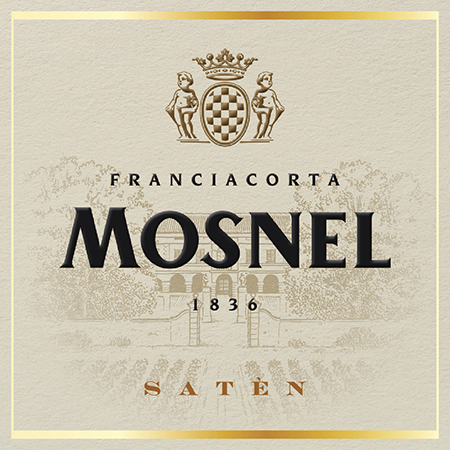 Etichetta del vino Franciacorta Satèn 2021