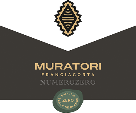 Etichetta del vino Franciacorta Numero Zero Blanc de Blancs Dosaggio Zero