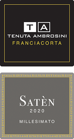 Etichetta del vino Franciacorta Satèn 2020