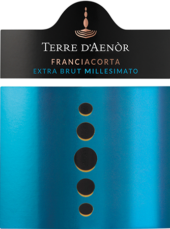Etichetta del vino Franciacorta Extra Brut 2021