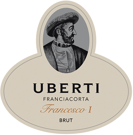 Etichetta del vino Franciacorta Francesco I Brut