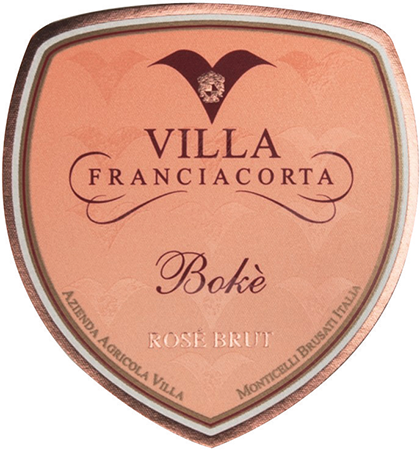 Etichetta del vino Franciacorta Bokè Rosé Brut 2021