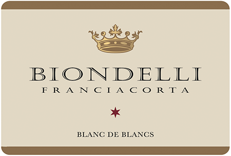 Etichetta del vino Franciacorta Blanc de Blancs Dosaggio Zero