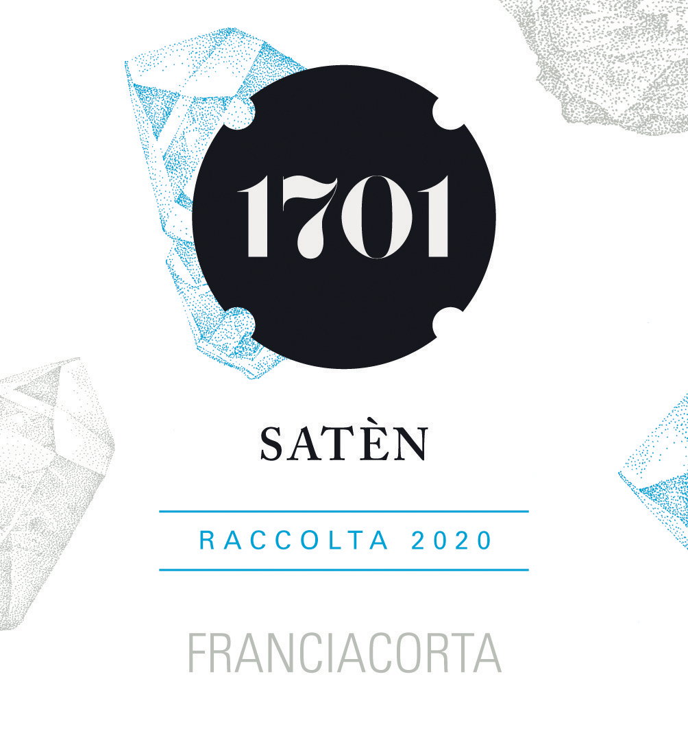 Etichetta del vino Franciacorta Rosé Brut Nature Raccolta 2020
