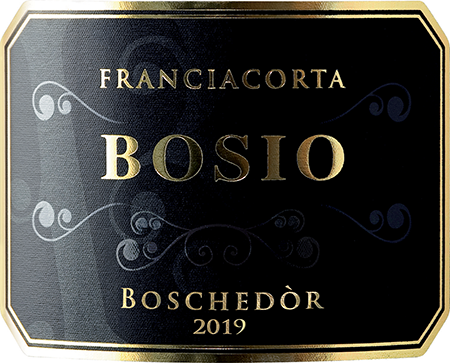 Etichetta del vino Franciacorta Boschedòr Extra Brut 2019