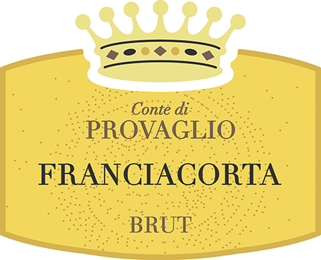 Etichetta del vino Franciacorta Conte di Provaglio Brut