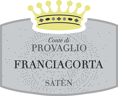Etichetta del vino Franciacorta Conte di Provaglio Satèn