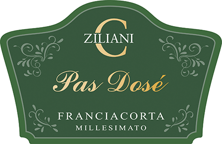 Etichetta del vino Franciacorta Ziliani C Pas Dosé 2021