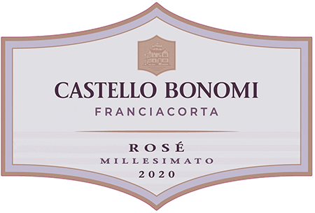 Etichetta del vino Franciacorta Rosé Brut 2020