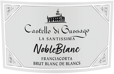 Etichetta del vino Franciacorta Nobleblanc Blanc de Blancs Brut