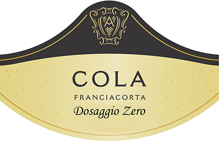 Etichetta del vino Franciacorta Dosaggio Zero 2019