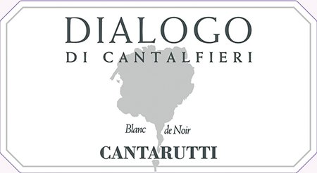 Etichetta del vino Talento Dialogo di Cantalfieri Blanc de Noirs Brut 2020