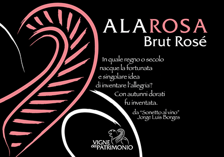 Etichetta del vino Alarosa Rosé Brut