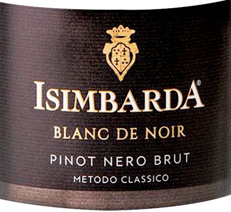 Etichetta del vino Oltrepò Pavese Metodo Classico Pinot Nero Blanc de Noir Brut