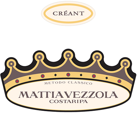Etichetta del vino Garda Mattia Vezzola Créant Brut