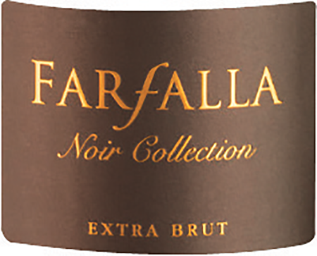Etichetta del vino Farfalla Noir Collection n°12 Extra Brut