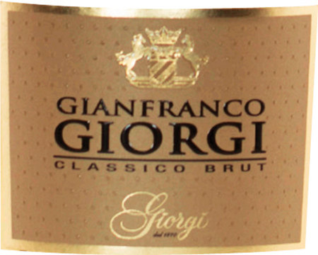 Etichetta del vino Gianfranco Giorgi Brut