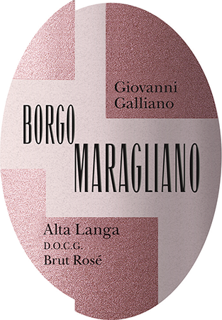 Etichetta del vino Alta Langa Giovanni Galliano Rosé Brut 2021