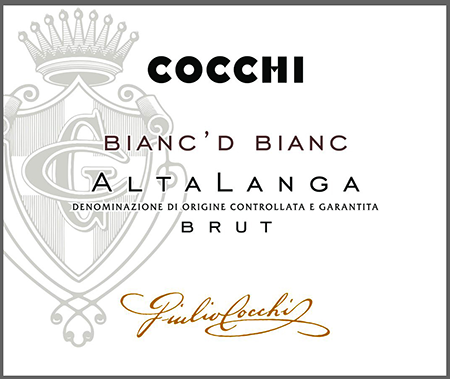 Etichetta del vino Alta Langa Bianc ‘d Bianc Brut 2019