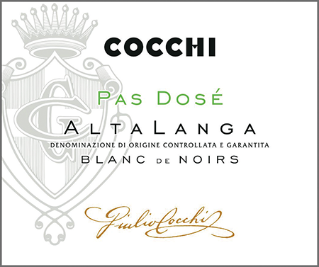 Etichetta del vino Alta Langa Blanc de Noirs Pas Dosé 2018