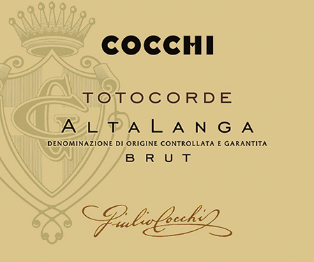 Etichetta del vino Alta Langa TotoCorde Brut 2019