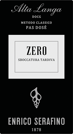 Etichetta del vino Alta Langa Riserva Zero Pas Dosé 2019
