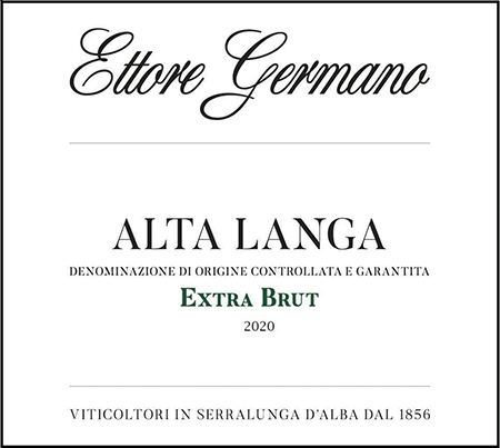 Etichetta del vino Alta Langa Extra Brut 2020