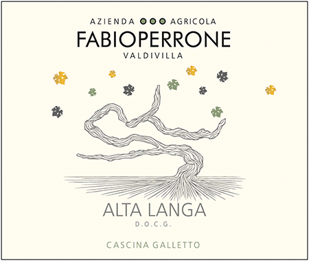 Etichetta del vino Alta Langa Brut Nature 2020