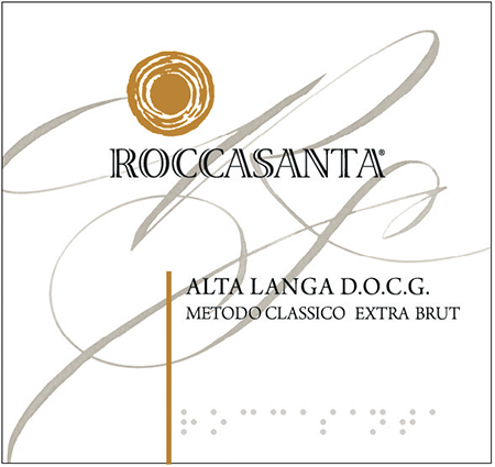 Etichetta del vino Alta Langa Extra Brut 2020