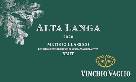 Etichetta del vino Alta Langa Brut 2020