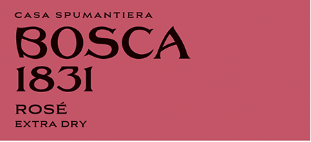 Etichetta del vino Piemonte Pinot Nero Collezione Luigi Bosca Rosé Extra Dry