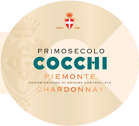 Etichetta del vino Piemonte Chardonnay Blanc de Blancs Primosecolo Brut