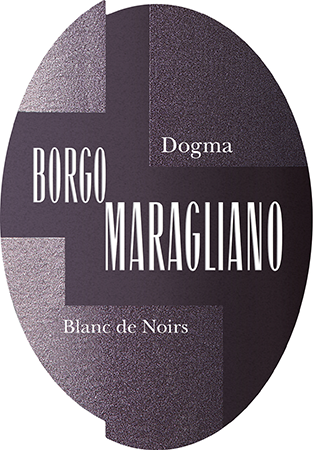 Etichetta del vino Dogma Blanc de Noirs Brut Nature 2020