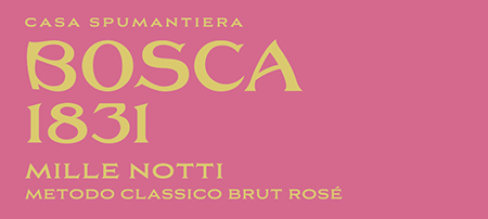 Etichetta del vino Collezione Luigi Bosca Mille Notti Rosé Brut 2015