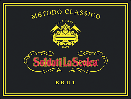 Etichetta del vino Soldati La Scolca Brut