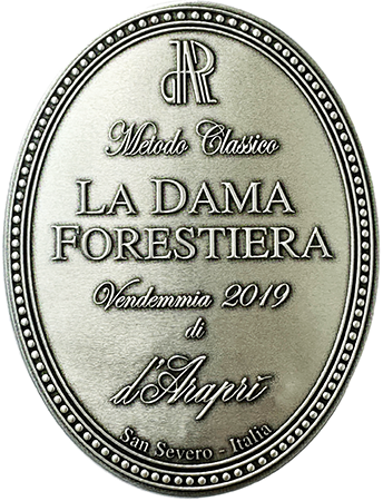 Etichetta del vino La Dama Forestiera Nature 2019