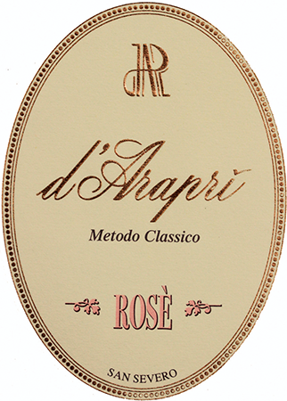 Etichetta del vino Rosé Brut