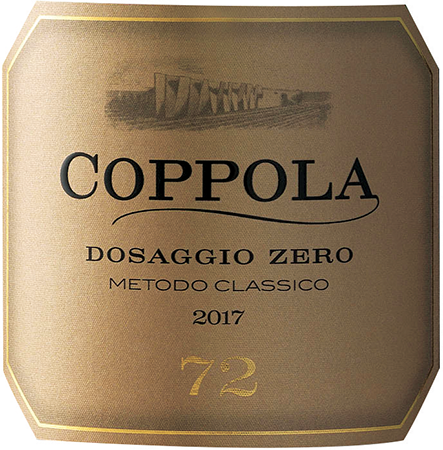 Etichetta del vino 72 Dosaggio Zero 2017