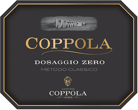Etichetta del vino Dosaggio Zero 2019